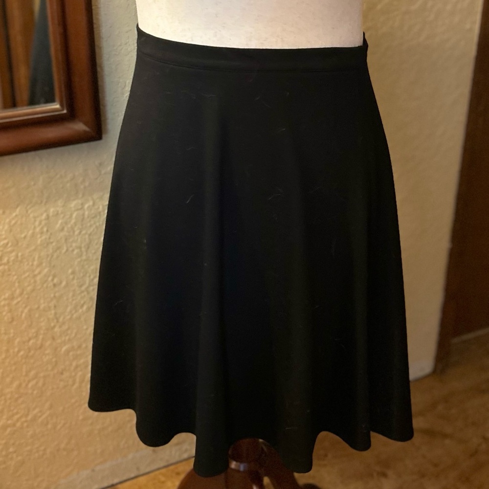 Elegant Black Plus Size Women's Skirt